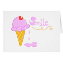 Smile Ice Cream Card