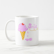 Smile Ice Cream Mugs