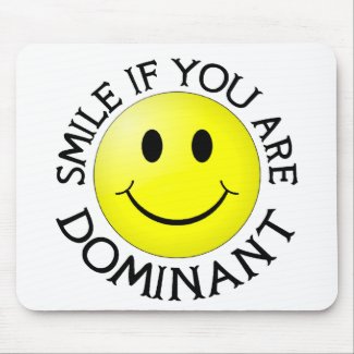 Smile if you are a Dom mousepad