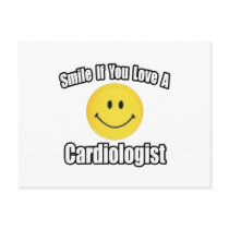 Smile If You Love a Cardiologist postcards by Cardiologist_Shirts Smile If You Love a Cardiologist postcards