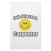 Smile If You Love a Carpenter stationery