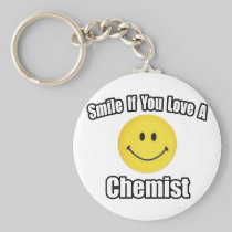 Smile If You Love a Chemist Key Chain