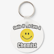Smile If You Love a Chemist keychains
