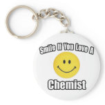 Smile If You Love a Chemist Key Chain