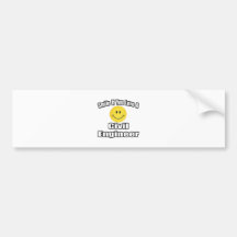 Smile If You Love A Civil Engineer Bumper Sticker