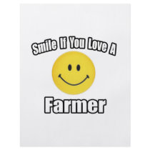 Smile If You Love a Farmer flyers by Farmer_Shirts Smile If You Love a Farmer flyers