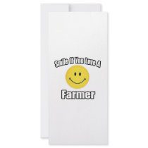 Smile If You Love a Farmer rack cards by Farmer_Shirts Smile If You Love a Farmer rack cards