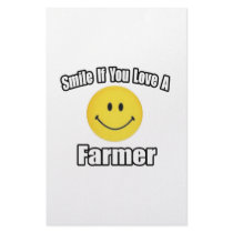 Smile If You Love a Farmer stationery by Farmer_Shirts Smile If You Love a Farmer stationery