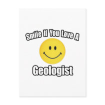 Smile If You Love a Geologist postcards