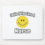 Smile If You Love a Nurse Mouse Mats