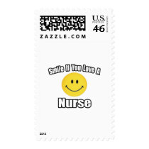 Smile If You Love a Nurse Postage Stamp