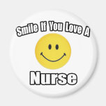 Smile If You Love a Nurse Refrigerator Magnet