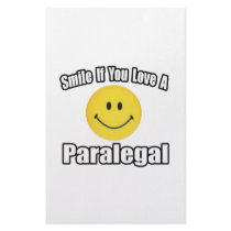 Smile If You Love a Paralegal Custom Stationery