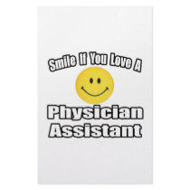 Smile If You Love A Physician Assistant Custom Stationery