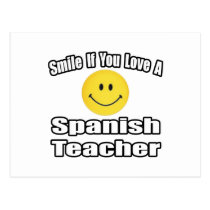 Smile If You Love A Spanish Teacher postcards