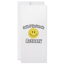 Smile If You Love an Actuary rack cards