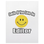 Smile If You Love an Editor Customized Letterhead