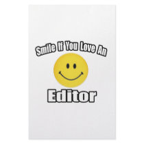 Smile If You Love an Editor stationery by Editor_Shirts Smile If You Love an Editor stationery