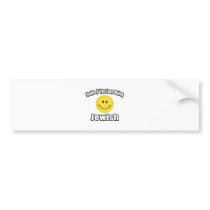 Smile If You Love Being Jewish bumper stickers by Judaism_Shirts Smile If You Love Being Jewish bumper stickers