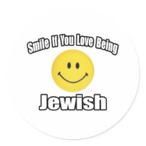 Smile If You Love Being Jewish stickers