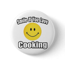 Smile If You Love Cooking buttons