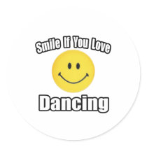 Smile If You Love Dancing stickers by Dancer_Shirts Smile If You Love Dancing stickers