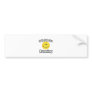Smile If You Love Running Bumper Sticker