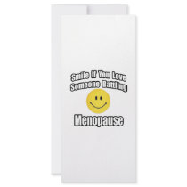 Smile If You Love Someone Battling Menopause rack cards