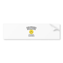 Smile If You Love Someone With A.D.D Bumper Sticker