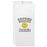 Smile If You Love Someone With Anemia rack cards