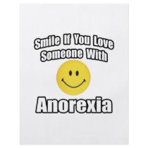 Smile If You Love Someone With Anorexia flyers