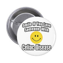 Smile If You Love Someone With Celiac Disease Pins