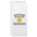 Smile If You Love Someone With Crohn's Disease Personalized Rack Card