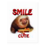 smile if you think i'm cute. post cards