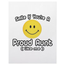 Smile If You're a Proud Aunt (Like Me) Letterhead Template