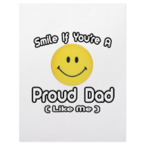 Smile If You're a Proud Dad (Like Me) letterhead by Proud_Dad_Shirts Smile If You're a Proud Dad (Like Me) letterhead