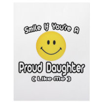 Smile If You're a Proud Daughter (Like Me) letterhead by Daughter_Shirts Smile If You're a Proud Daughter (Like Me) letterhead