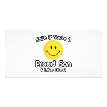 Smile If You're a Proud Son (Like Me) photo cards