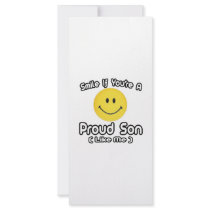 Smile If You're a Proud Son (Like Me) rack cards