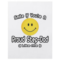 Smile If You're a Proud Step-Dad (Like Me) flyers