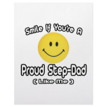 Smile If You're a Proud Step-Dad (Like Me) letterhead by Step_Dad_Shirts Smile If You're a Proud Step-Dad (Like Me) letterhead