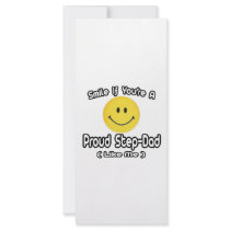 Smile If You're a Proud Step-Dad (Like Me) rack cards