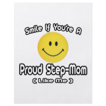 Smile If You're a Proud Step-Mom (Like Me) flyers by Step_Mom_Shirts Smile If You're a Proud Step-Mom (Like Me) flyers