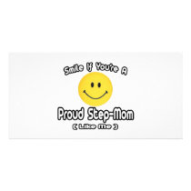 Smile If You're a Proud Step-Mom (Like Me) photo cards