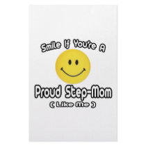 Smile If You're a Proud Step-Mom (Like Me) stationery by Step_Mom_Shirts Smile If You're a Proud Step-Mom (Like Me) stationery