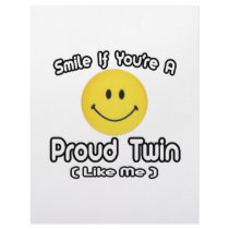 Smile If You're a Proud Twin (Like Me) Custom Letterhead