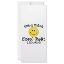 Smile If You're a Proud Uncle (Like Me) rack cards