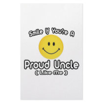 Smile If You're a Proud Uncle (Like Me) stationery