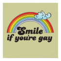 Smile if you're gay Poster posters