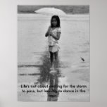 Smile in the rain posters